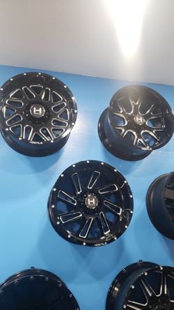 20x10 hostile offroad wheels 6x5.5 5x127 5x139.7 with tires