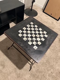 Folding Metal Chess Tablet