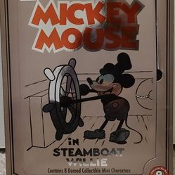 NIB Domez Disney Mickey Mouse Steamboat Willie - SDCC 2018 Exclusive LE 807/1,200