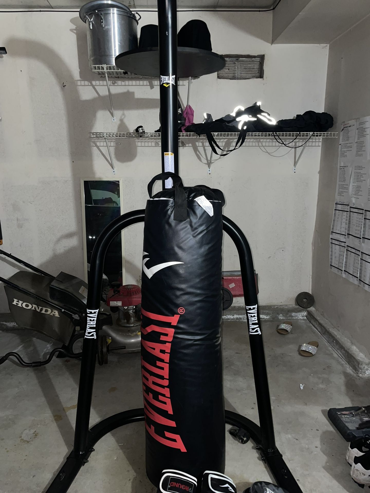 Everlast Punching Bag With Stand