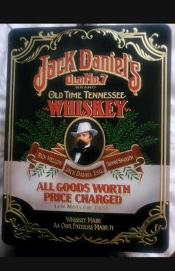 JACK DANIELS TIN BOX EXCELLENT CONDITION