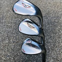 Edel Dvr Wedge Set, 52*, 56*, & 60* With Steel Shafts
