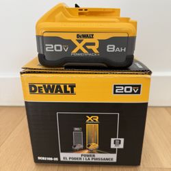 Dewalt 8Ah XR PowerPack Battery- Brand New