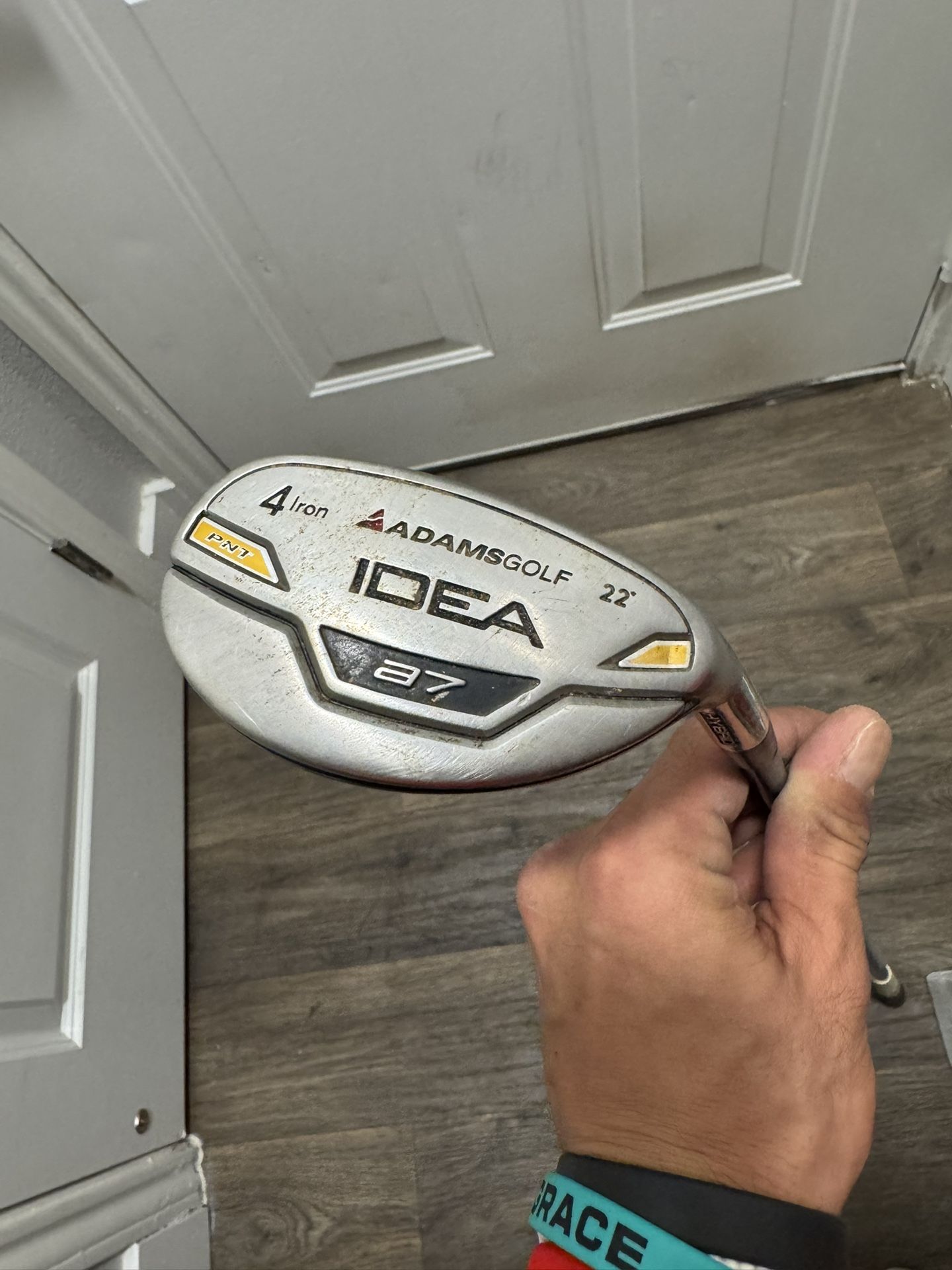 Adams Golf Idea A7 22° 4 Hybrid, R Flex Proforce 39” RH Golf Club