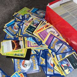 Box of Pokémon cards