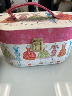 Vintage make up storage boxes