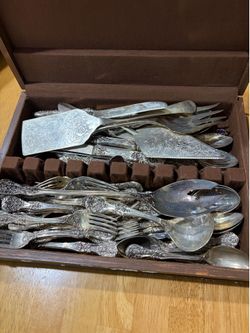 Silver Plated Flatware and Utensils