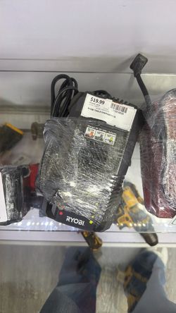 a Ryobi ONE+ 18V Dual Chemistry Battery Charger