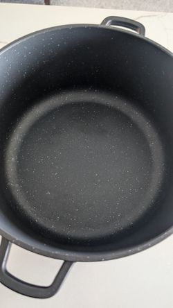 New cast iron pot fused with ceramic & aluminum