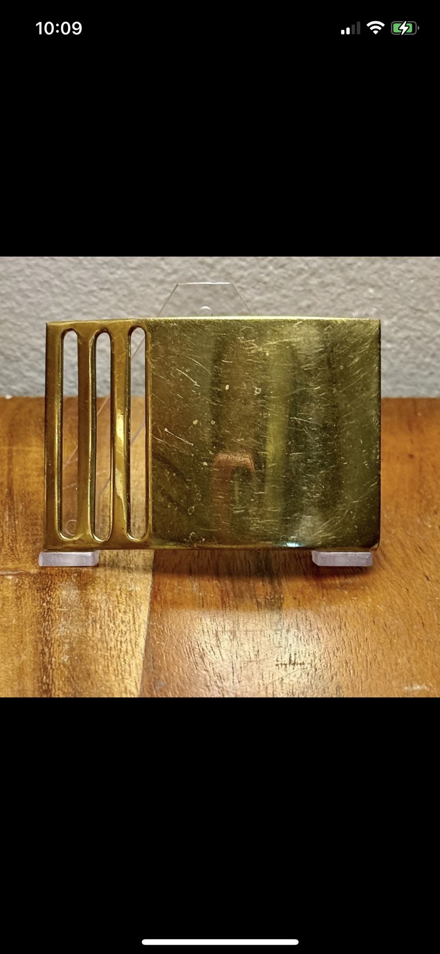Vintage Military Dress Waist 3” Brass Belt Buckle, N. S. MEYER, INC., New York