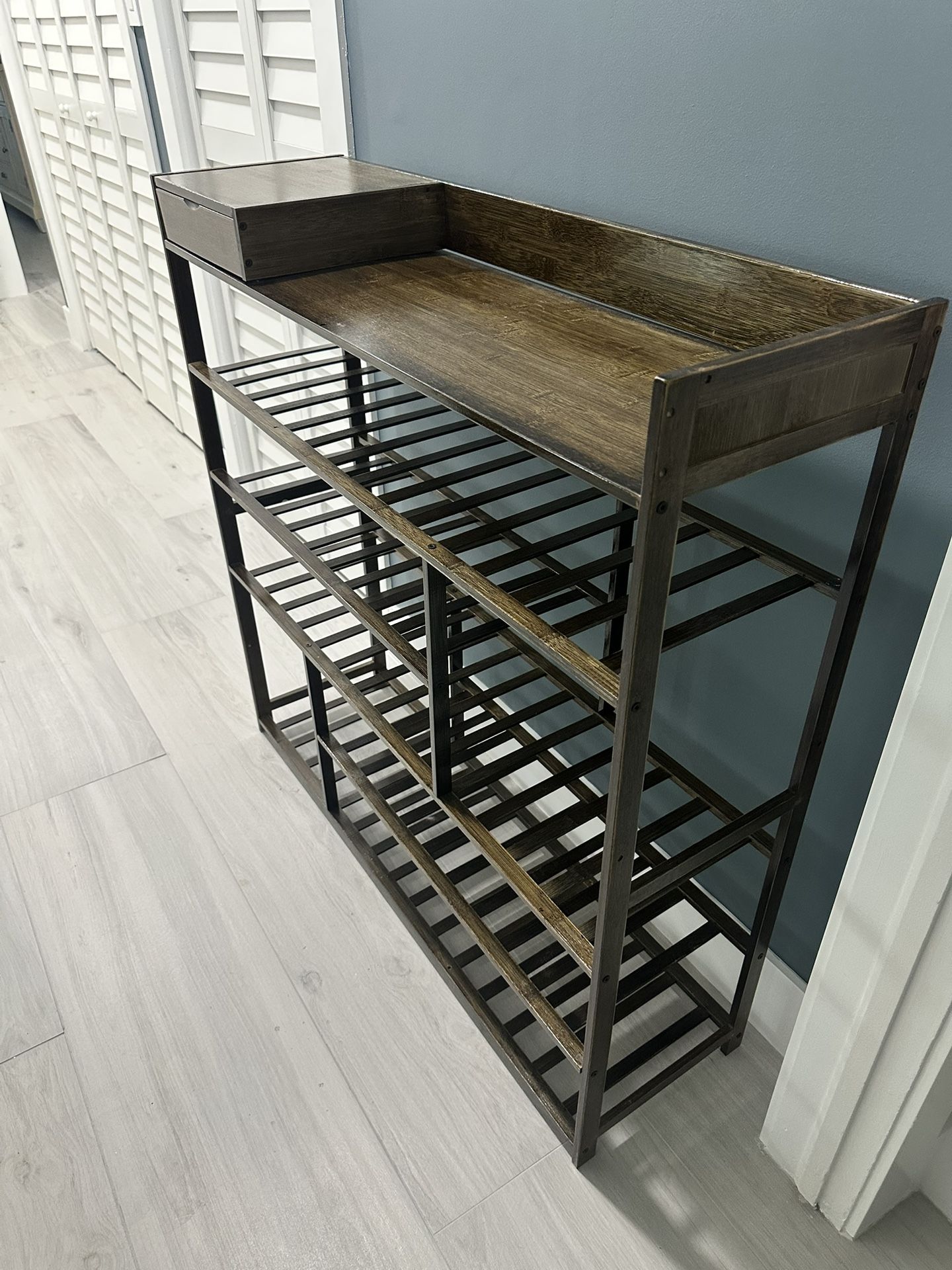 Shoe Rack (Bamboo Wood)