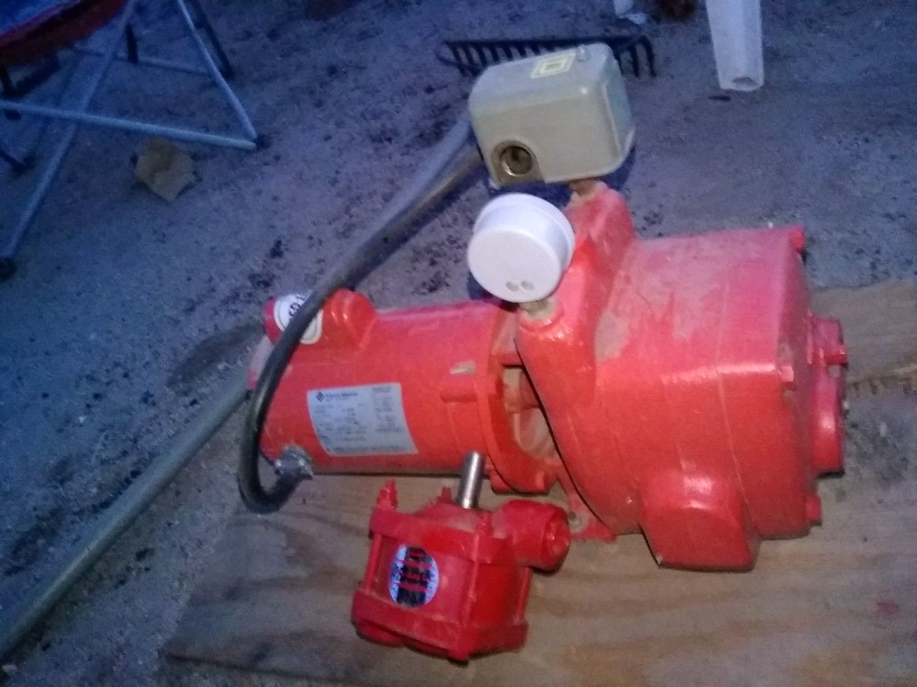 Redline pump never used