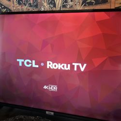DAMAGE - TCL Roku TV 43” - See description 