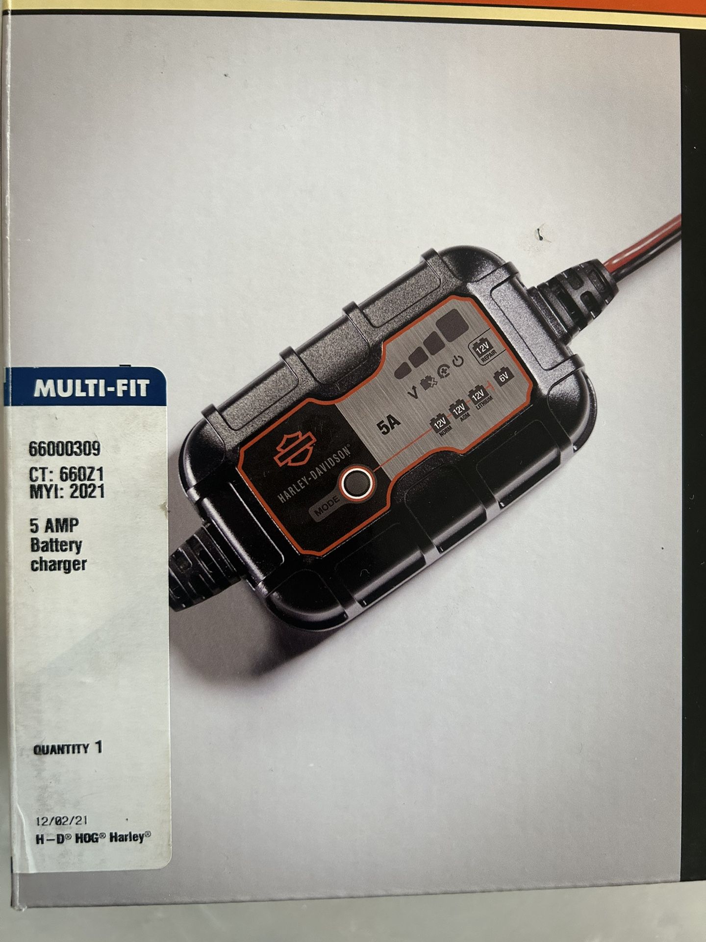 Harley Davidson 5 Amp Charger