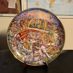 The Franklin mint McDonald’s collector plate