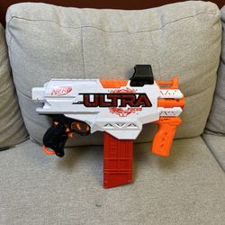NERF Ultra Focus Motorized Dart Gun Blaster - Orange/Red/White