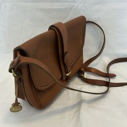 Dooney & Bourke Vintage Tan Leather Handbag