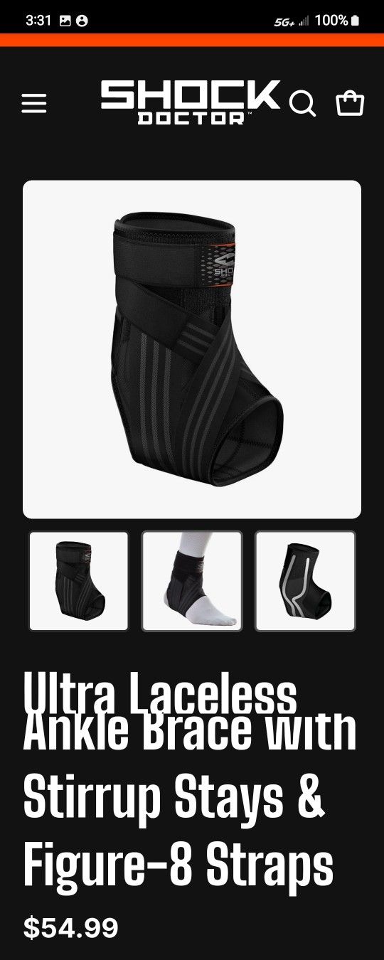 Shock Doctor Ankle Support