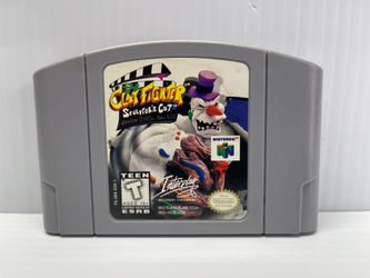 Nintendo 64 Clay Fighters Sculptors Cut & Rat Attack Tested & Working