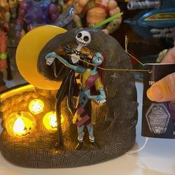 NEW The Nightmare Before Christmas Jack Skellington Light Up Scene