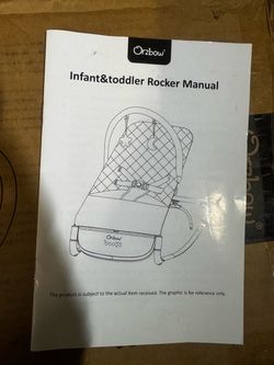 Orzbow Infant & Toddler Rocker / Baby Bouncer – Open Box
