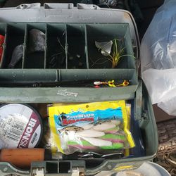 Tackle Box With Alot Of Goodies In It