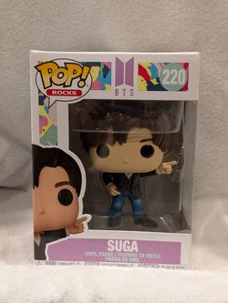 Funko Pop Rocks BTS Suga #220