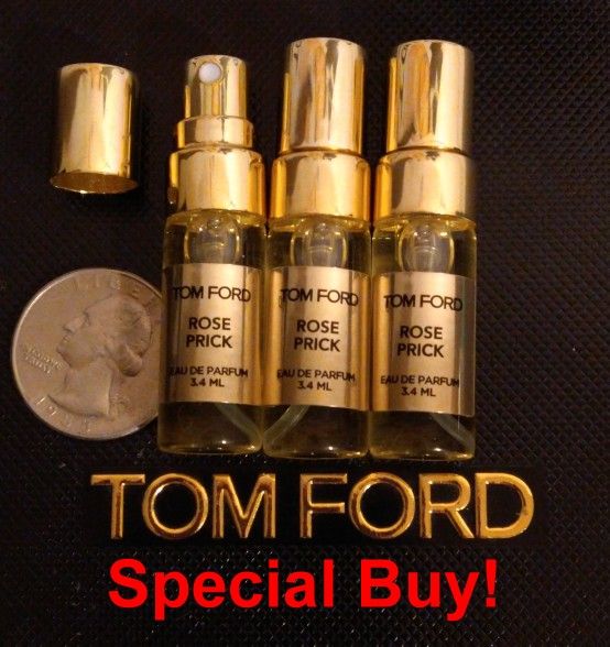 3 TOM FORD fragrances ROSE PRICK