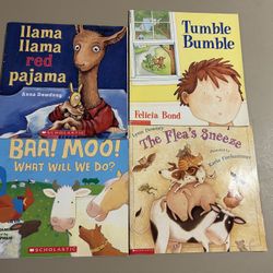 Children's rhyming books lot of 4 