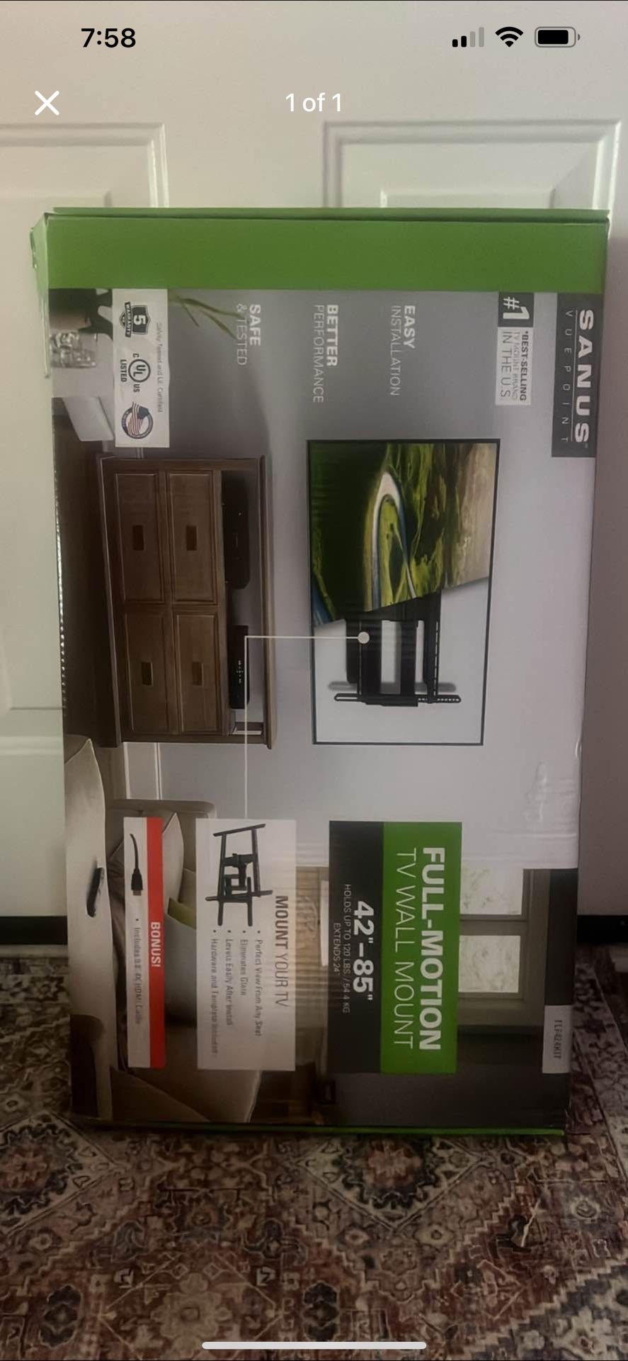 New In Box Tv Mount