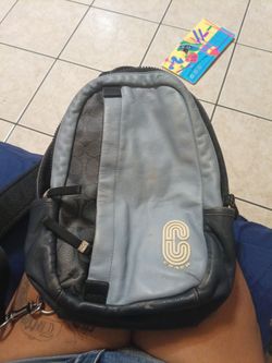 Coach mens bag blue black one strap