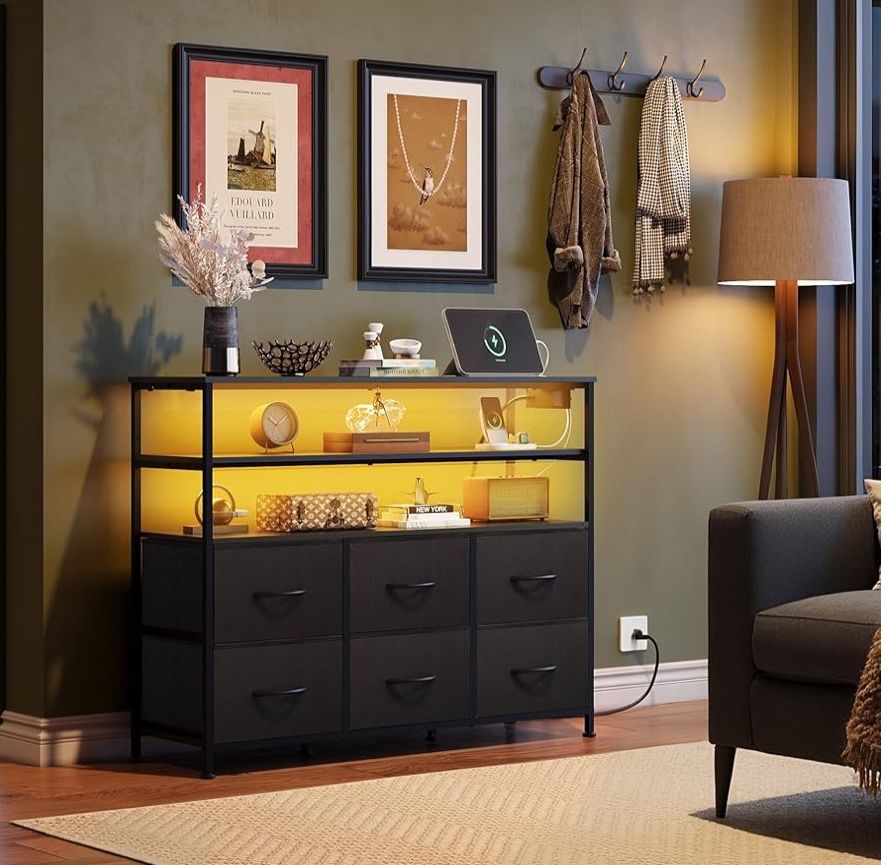 40-45 Inch TV STAND WITH DRESSER