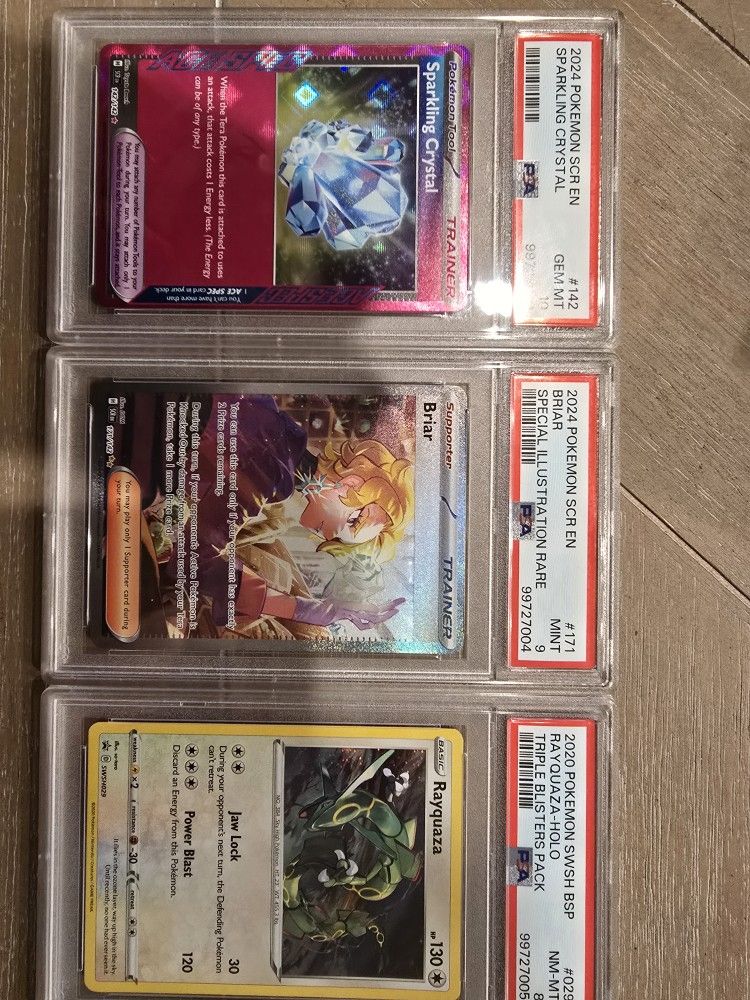Multiple Psa Pokemon Cards