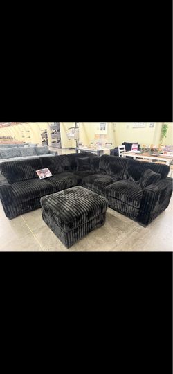 Sectional sofa corduroy