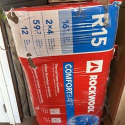 1 Bundle ROCKWOOL R-15 Comfortbatt 3-1/2 in. x 15 in. x 47 in. Fire Resistant Stone Wool Insulation Batt 