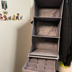 6-Shelf Hanging Closet Organizer