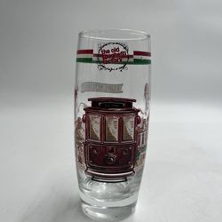 The Old Spaghetti Factory I Love Mizithra Weighted Bottom Glass 6.5" 