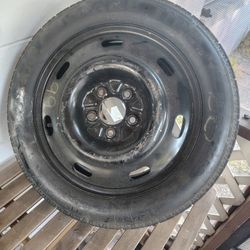 Spare donut tire 