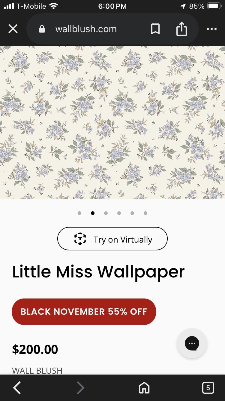 Wall Blush Peel & Stick LUXURY Wallpaper