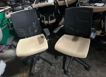 SitOnIt Seating Focus Office Chairs Leather Seat
