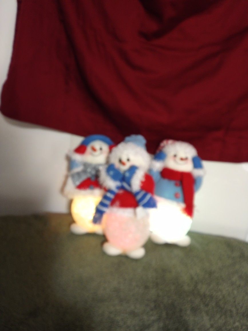 Blinking Snowmen