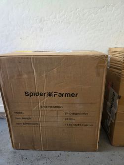 Spider Farmer Dehumidifier 38 Pints Plant Dehumidifier