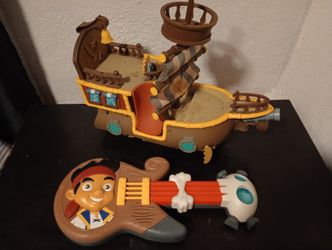 Jake and the Neverland Pirates Ship and Guitar Toy Set