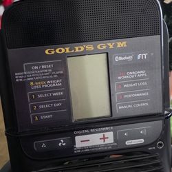 Gold's Gym Recumbent Stationary Bike 