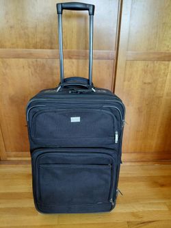 Black trolley suitcase