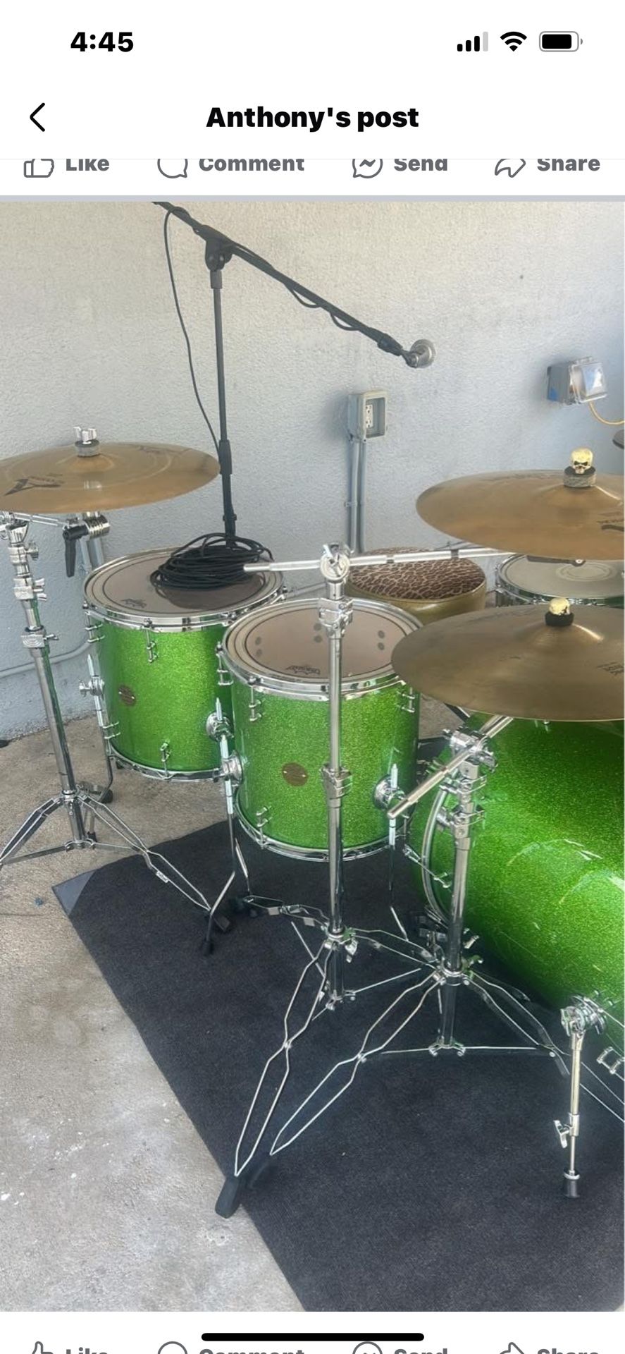 Selling All My Drum Stuff