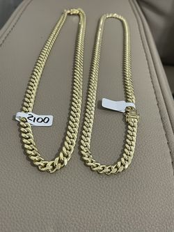 Cadenas De Oro 10 Kt 