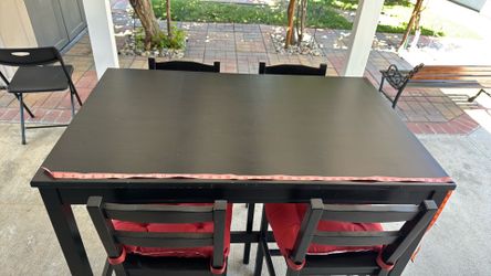 High Table with 4 chairs
