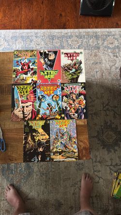 Vintage Aztec Ace comic lot