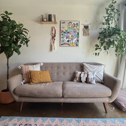 Small Tan Couch